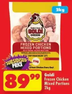 Shoprite Goldi Frozen Chicken Mixed Portions offer