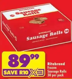Shoprite Ritebrand Sausage Rolls offer