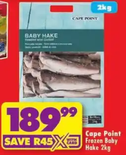 Shoprite Cape Point Frozen Baby Hake offer