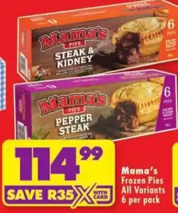 Shoprite Mama's Pies Frozen Pies offer