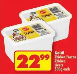 Shoprite Goldi Chicken Frozen Chicken Livers offer