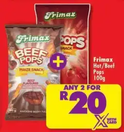 Shoprite Frimax Beef Pops offer