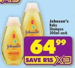 Shoprite Johnson's Baby Shampoo offer