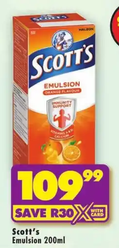 Shoprite Scott's Emulsion offer