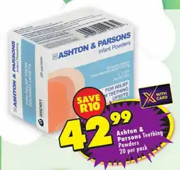 Shoprite Ashton & Parsons Teething Powders offer