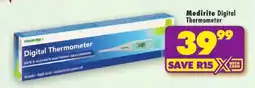Shoprite Medirite Digital Thermometer offer