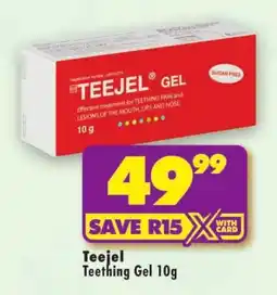 Shoprite Teejel Teething Gel offer