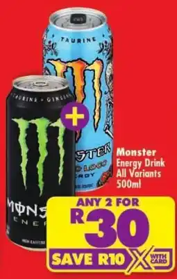 Shoprite Monster Energy Drink offer