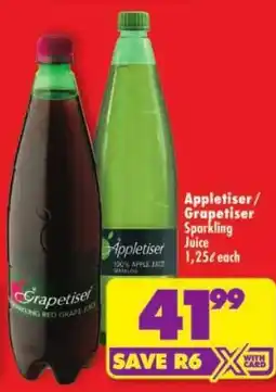 Shoprite Appetiser Sparkling Juice offer