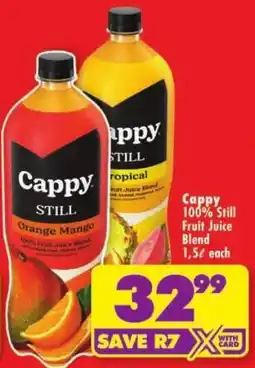 Shoprite Cappy STILL Orange Mango offer