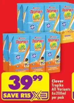 Shoprite Clover Tropika offer