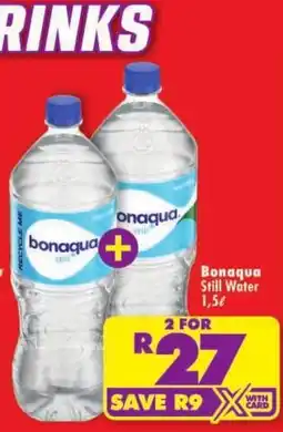 Shoprite Bonaqua Still Water offer