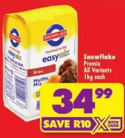 Shoprite Snowflake Premix Muffin Mix Bran offer