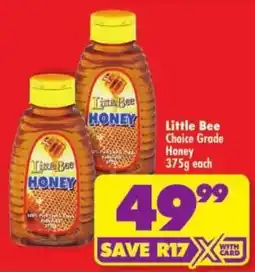 Shoprite Little Bee Choice Grade Honey offer