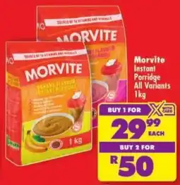 Shoprite Morvite Instant Porridge offer