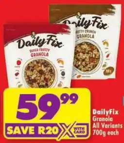 Shoprite DailyFix Granola offer