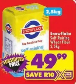 Shoprite Snowflake Self Raising Wheat Flour offer