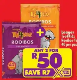 Shoprite Tea4Kidz Rooibos offer