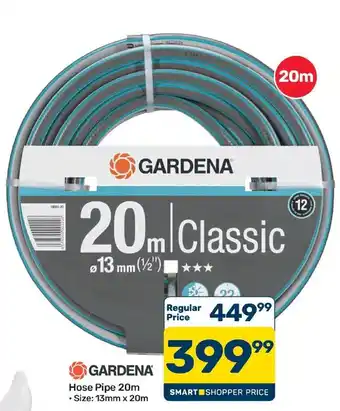 Pick n Pay Hypermarket GARDENA Hose Pipe 20m offer