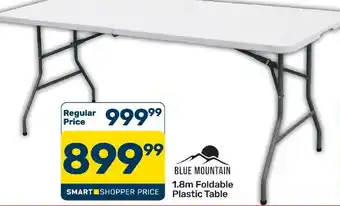 Pick n Pay Hypermarket BLUE MOUNTAIN 1.8m Foldable Plastic Table offer