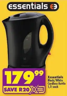 Shoprite Xssentials Cordless Kettle offer