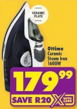 Shoprite Ottimo Ceramic Steam Iron offer
