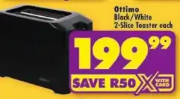 Shoprite Ottimo 2-Slice Toaster offer