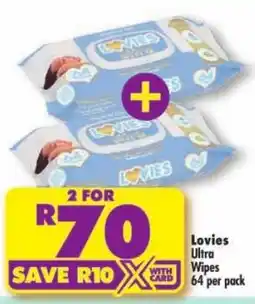 Shoprite Lovies Ultra Wipes offer