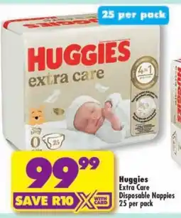 Shoprite Huggies Extra Care Disposable Nappies offer