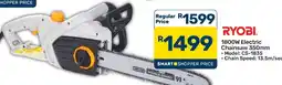 Pick n Pay Hypermarket RYOBI 1800W Electric Chainsaw 350mm offer