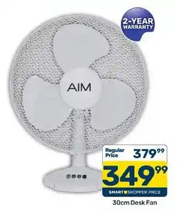 Pick n Pay Hypermarket AIM 30cm Desk Fan offer