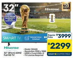 Pick n Pay Hypermarket Hisense 32" Full HD TV offer