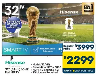 Hisense 32" Full HD TV