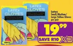 Shoprite Latex Gloves offer