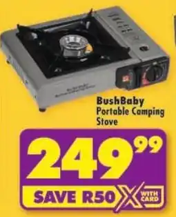 Shoprite BushBaby Portable Camping Stove offer
