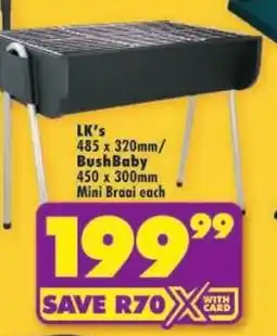 Shoprite LK's BushBaby Mini Braai offer