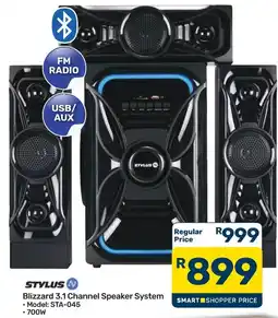 Pick n Pay Hypermarket STYLUS Blizzard 3.1 Channel Speaker System offer