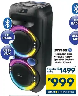 Pick n Pay Hypermarket STYLUS Hurricane True Wireless Party Speaker System offer