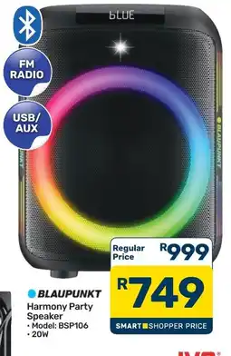 Pick n Pay Hypermarket BLAUPUNKT Harmony Party Speaker offer