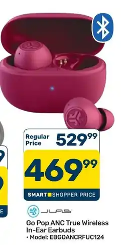 Pick n Pay Hypermarket JLAB Go Pop ANC True Wireless In-Ear Earbuds offer