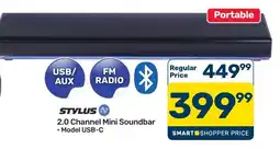 Pick n Pay Hypermarket STYLUS 2.0 Channel Mini Soundbar offer