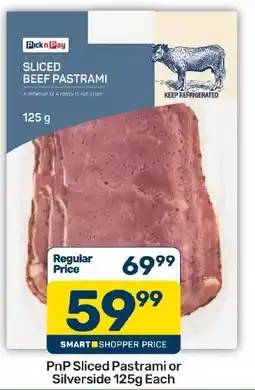 Pick n Pay Hypermarket Pick n Pay Sliced Beef Pastrami offer