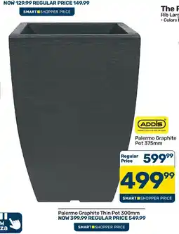 Pick n Pay Hypermarket ADDIS Palermo Graphite Pot 375mm offer
