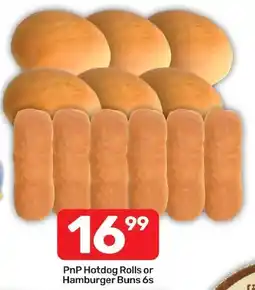 Pick n Pay Hypermarket PnP Hotdog Rolls or Hamburger Buns offer