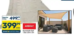 Pick n Pay Hypermarket AMBOLT Sunshade Sail offer