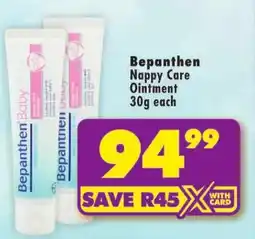 Shoprite Bepanthen Nappy Care Ointment offer