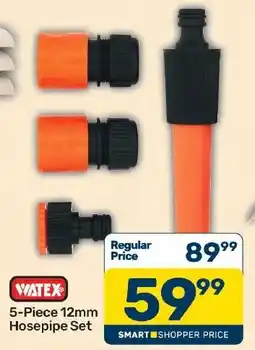 Pick n Pay Hypermarket WATEX 5-Piece 12mm Hosepipe Set offer