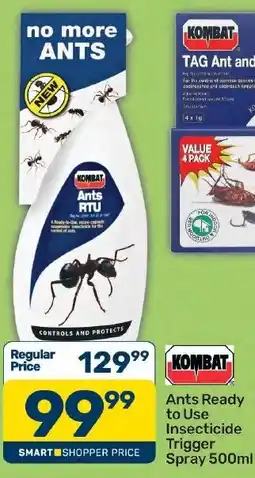 Pick n Pay Hypermarket Kombat Ants Ready to Use Insecticide Trigger Spray offer