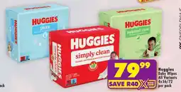 Shoprite Huggies Baby Wipes offer