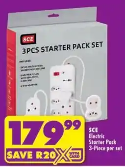 Shoprite SCE Electric Starter Pack offer